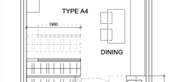 TMW Maxwell Studio Type A4 Floor Plan